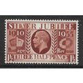 GREAT BRITAIN 1935 SILVER JUBILEE 1 1/2d RED BR...