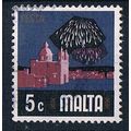 Malta 1973 SG495 ma24 Fiesta 5c Used Stamp