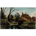 VALENTINES POSTCARD A NORFOLK COTTAGE -HUNTINGD...
