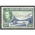 British Honduras 1938 SG157 25c Blue & Green Mo...
