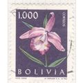 Bolivia 1962 - 1.000 multi - Laelia purpurata -...