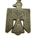 3" Thunderbird Metal Keychain Native American T...