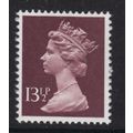 X945 13½p Purple-brown ~ Unmounted Mint GB Machin