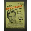 1954 Brylcreem Hairdressing Ad - The Clean Smar...