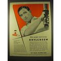 1954 Brylcreem Hairdressing Ad - Men People Loo...