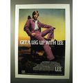 1971 Lee Fastbacks Pants Ad - Get a Leg Up