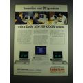 1987 Radio Shack Tandy 3000 HD Xenix Computer System Ad - Streamline