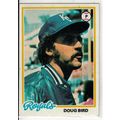 1978 Topps baseball card 183 Doug Bird - Royals
