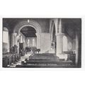 The Church Interior Amberley Postcard West Sussex