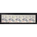 2266 24.1c Tandem Bicycle Fine MNH Dry Gum PNC ...