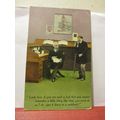 BAMFORTH No 1945 humour.. used antique postcard...