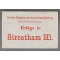 LONDON BRIGHTON & SOUTH COAST RAILWAY LUGGAGE L...
