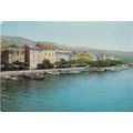 Pag Croatia Postcard posted 1974 crease