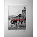 Place De L'Institut, Paris, France, Book Illust...