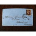 1878 GB QV 1d Red stamp 174 duplex cover London...