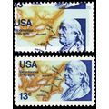 1690, Mint NH 13¢ Blue Color Shifted Freak Erro...