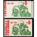 1382, 6¢ Football HUGE Color Shift Error With N...