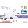 Farewell To Concorde Flown Cover Hand Signed Da...