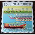 Singapore 1990 Tourism 25c Dragon Boat Festival...