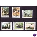 CAMBODIA 2000 BIRDS SET 6 VALS U/M MINT