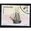 1993 Denmark Sc# 989 vf used - Sailing Ship Mar...