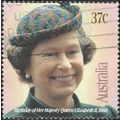 AUSTRALIA, Queen Elizabeth II birthday, peach 1...