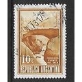 ARGENTINA REP 1959 10p BROWN INCA BRIDGE MENDOZ...