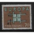 ITALY 1963 EUROPA 70L COOPERATION 1102 FINE USED#2