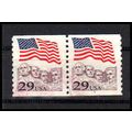 Used 2523 29c U.S. Flag Very Fine CNP Right 5 P...