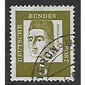 GERMANY BERLIN 1961 FAMOUS GERMANS 5pf OLIVE MA...