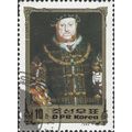 NORTH KOREA, Henry VIII, brown 1984, 10chon