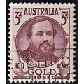 AUSTRALIA, 1951 3d E.H. Hargreaves, SG 245 (Sco...