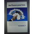 1980 Air France Ad - Pour Tous