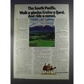 1980 Air New Zealand Ad - Walk a Glacier