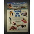 1996 Hilton Resorts Ad - Everything From A to Sea
