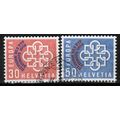 1959 Switzerland - Europe PTT scarce set of 2 -...