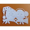 6 x Tattered Lace Die Cuts Christmas Owl Couple