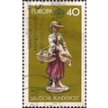 GERMANY, Europa: Porcelain Hawker, brown 1976, ...
