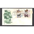 FDC Art Craft 1415-1418 6c Christmas (Cachet-U/...