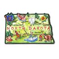 North Dakota the Peace Garden State Artwood Jum...