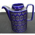 Vintage Hornsea Midnight Cobalt Blue Tea Coffee...