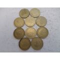 Spain - 10 differently dated - 1 peseta coins -...