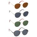 New Unisex Classic Metal Round Frame