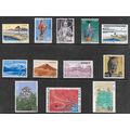 JAPAN STAMPS MIX ART CULTURE THEATRE VIEW BUILD...