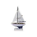 Pack Of 2] Wooden Enterprise Model Sailboat Dec...