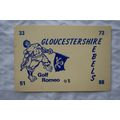 1987 QSL Card Gloucestershire Rebels - Golf Romeo