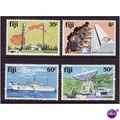 FIJI 1981 TELECOMMUNICATIONS SET 4 VALS U/M MINT