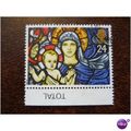 1992 GB Christmas Madonna and Child 24p fine us...