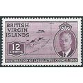 Virgin Islands 1951 SG133 12c Purple Mounted Mi...