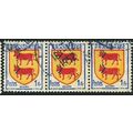 1951 Yvert 901 - fine used (o) - strip of 3